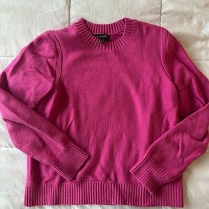 Banana Republic Fuchsia Crew Neck Sweater